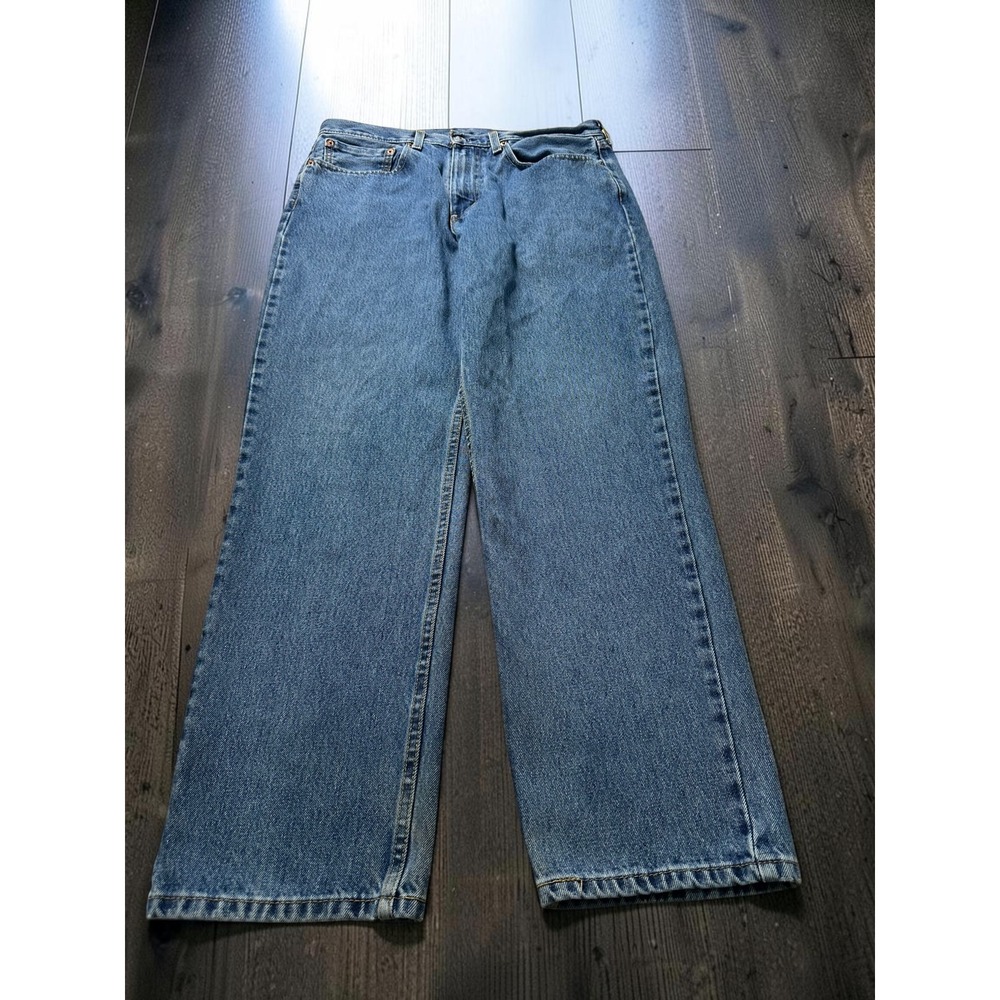 Levis 550 Relaxed Fit Jeans Mens 34x32 Med Wash Denim Baggy